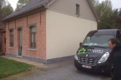 Uitgevoerde gevelbekleding door Vervaet Kevin